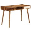 Writing Desk 43.3"x21.7"x29.9" Solid Sheesham Wood