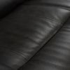 Trevor Triple 4 Seats Power Sofa With 2 Console ,Genuine Leather, Lumbar Support