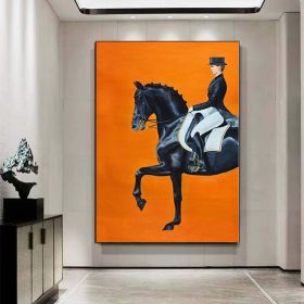 Hand Painted Modern Figure Oil Painting On Canvas Abstract Art Acrylic Painting Hand Painted Colorful Large Wall Art For Home Decor (size: 50x70cm)