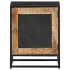 Bedside Cabinet 15.7"x11.8"x19.7" Rough Mango Wood