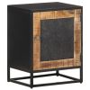 Bedside Cabinet 15.7"x11.8"x19.7" Rough Mango Wood